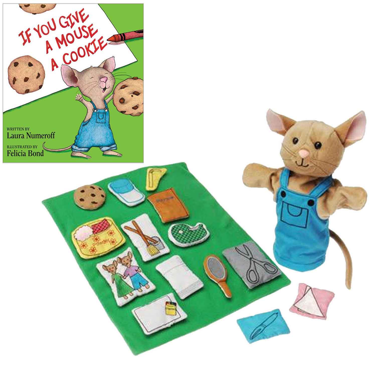 Beckers School Supplies If You Give A Mouse A Cookie Book and Props Set 